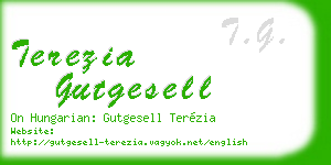 terezia gutgesell business card